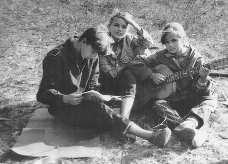 1995 городской клуб юных туристов. Виталий Боярчук Аня Луг Алина Шатохина