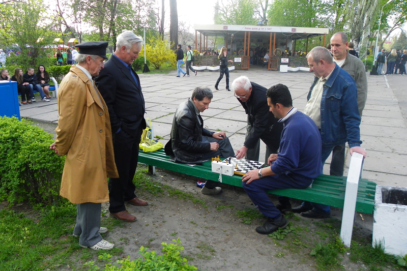 Шахісти в парку