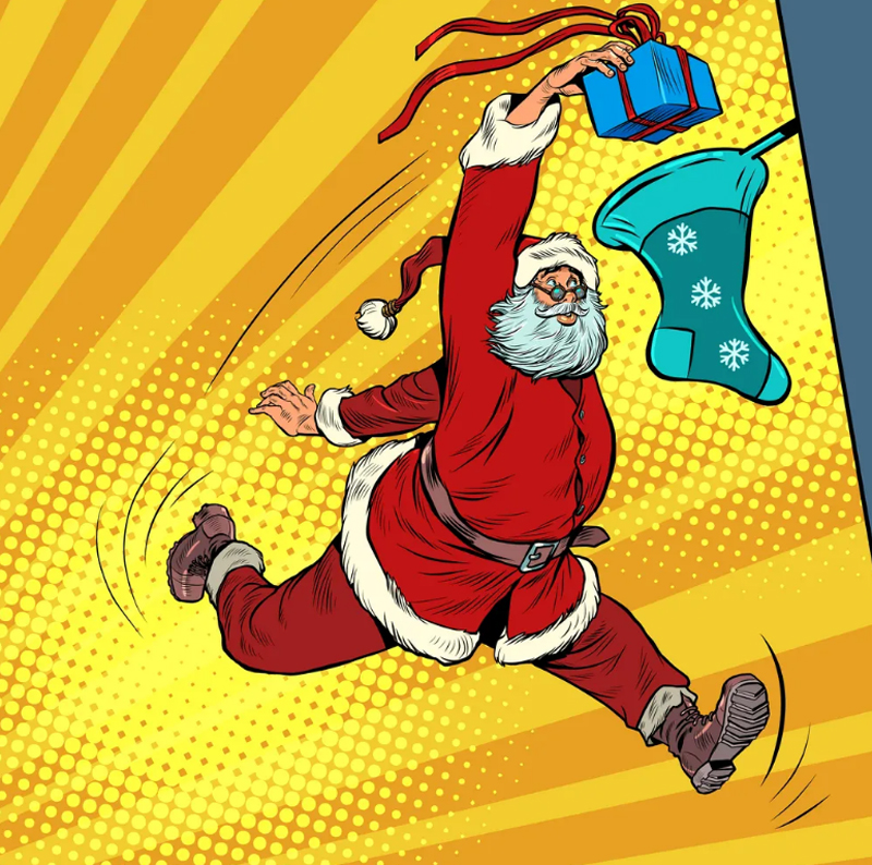 2 Санта баскетболіст