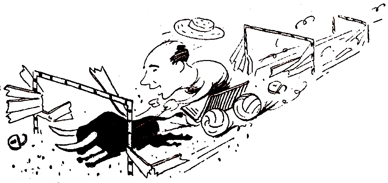 2 Дружній шарж на Віктора Маслова Малюнок Я.Соколова 1964