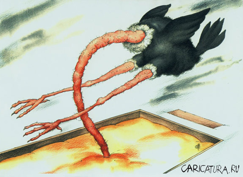 Прыжки в длину страуса