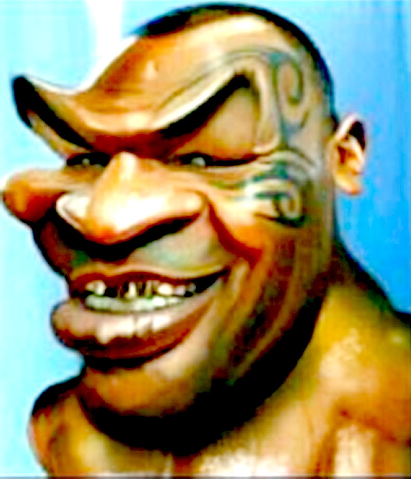 Шарж на Майка Тайсона Автор Jimminy Crickett